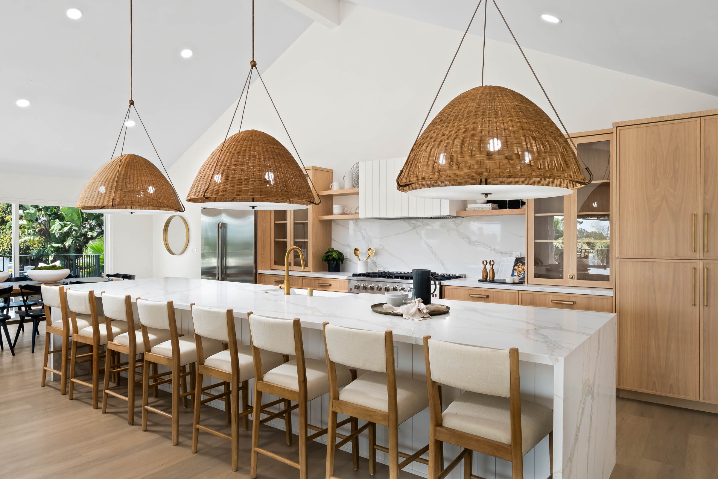 6 stylish kitchen with an oversized central island